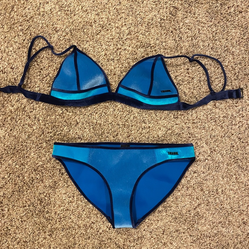 Triangl Velvet Blue Bikini